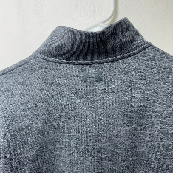 Under Armour ColdGear Men's Gray 1/4 Zip Pullover Sweater‎ Small - Picture 8 of 9